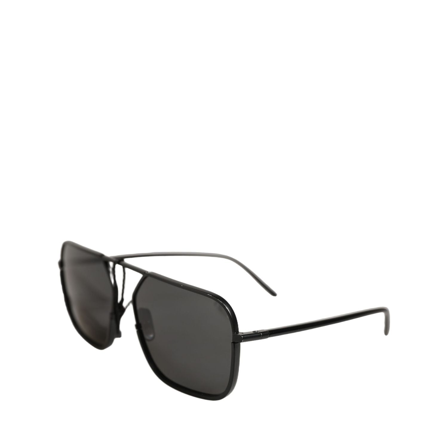 Dolce & Gabbana Black DG2193J Rectangular Metal Frame Eyewear Sunglasses