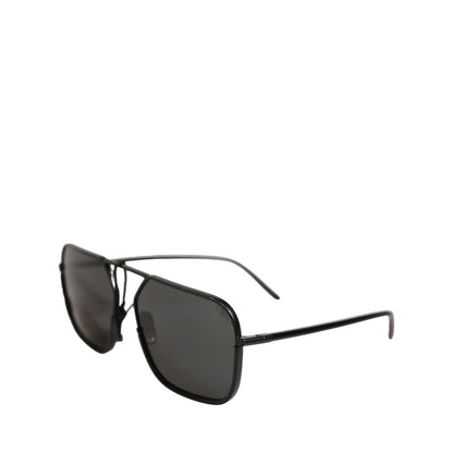 Dolce & Gabbana Black DG2193J Rectangular Metal Frame Eyewear Sunglasses