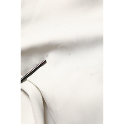 Dolce & Gabbana White Camouflage Patchwork Sweatpants Pants