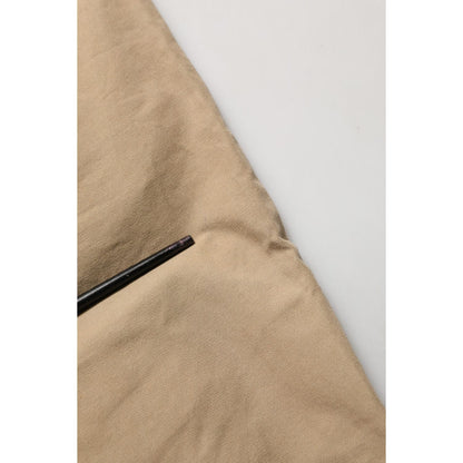 Dolce & Gabbana Beige Cotton Cargo Drawstring Trouser Pants