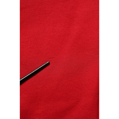 Dolce & Gabbana Red Cotton Drawstring Jogger Men Trouser Pants