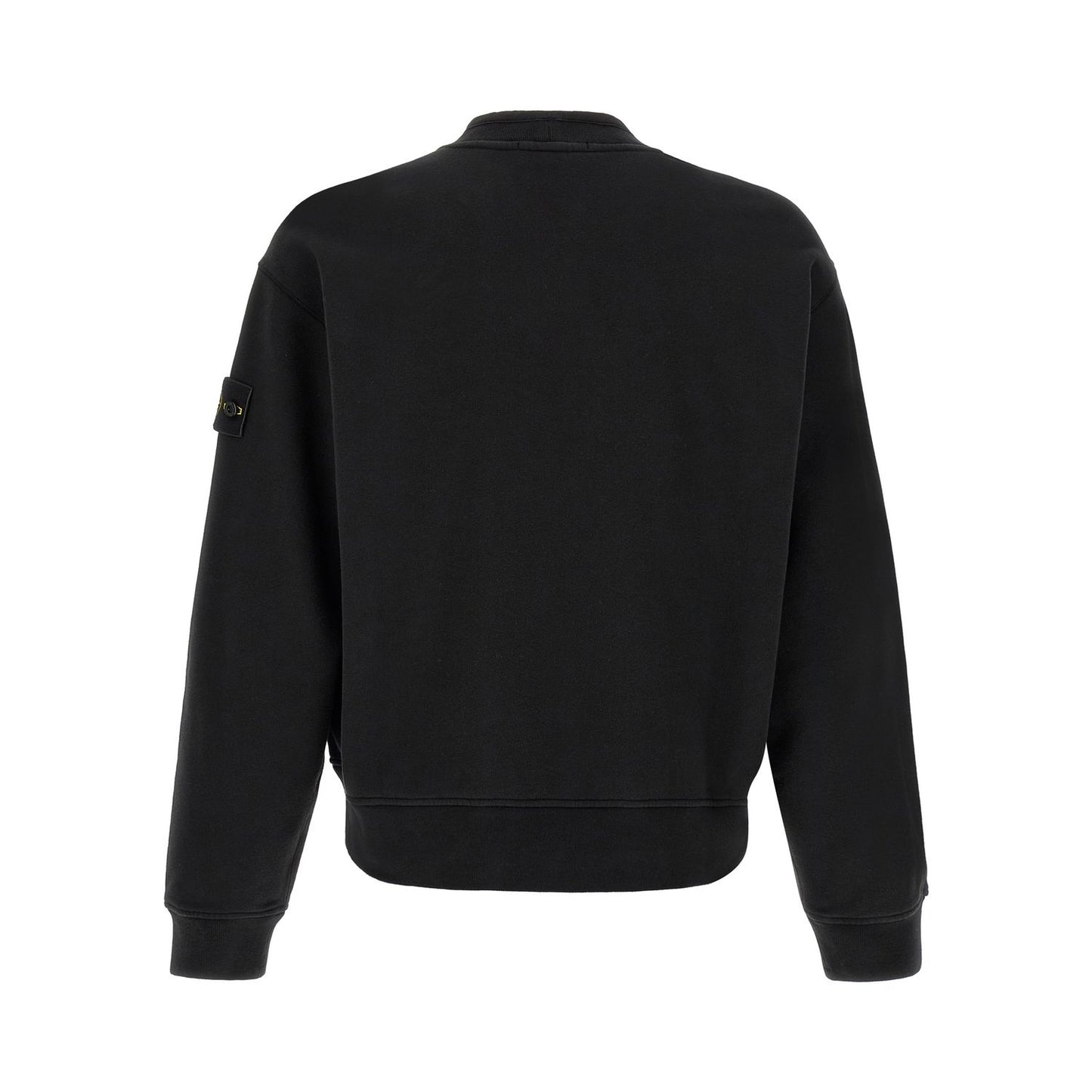 Stone Island Black Cotton Sweatshirt