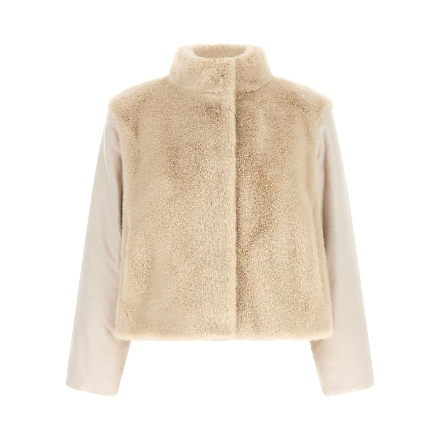 Herno Beige Polyester Full-Length Jacket