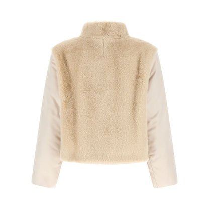 Herno Beige Polyester Full-Length Jacket