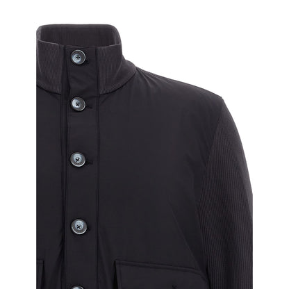 Herno Blue Cotton Jacket