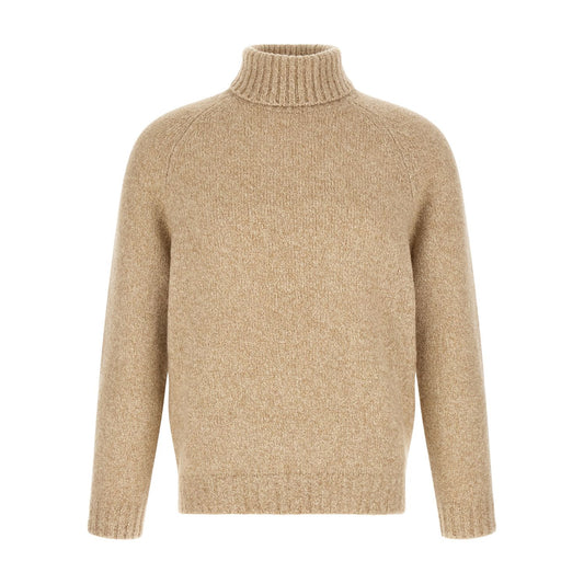 Brunello Cucinelli Beige Virgin Wool Cardigan
