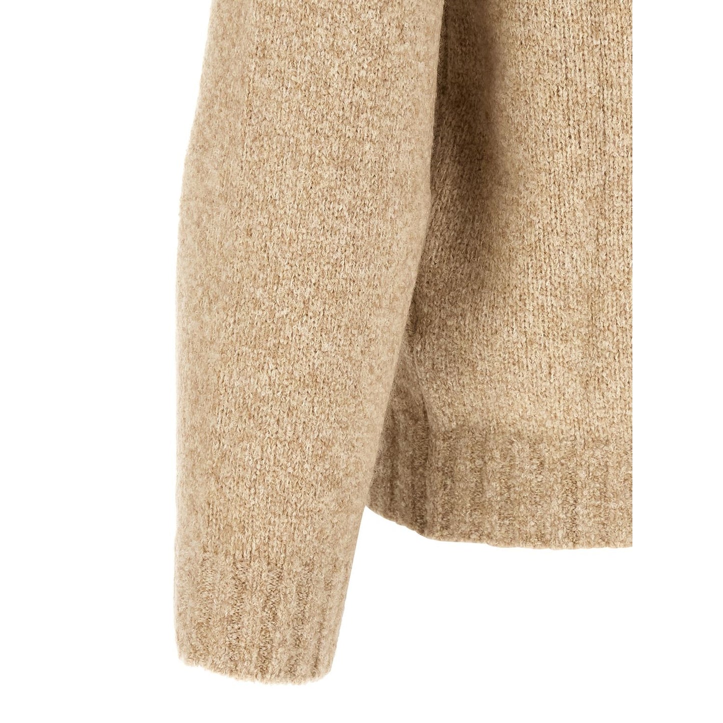 Brunello Cucinelli Beige Virgin Wool Cardigan