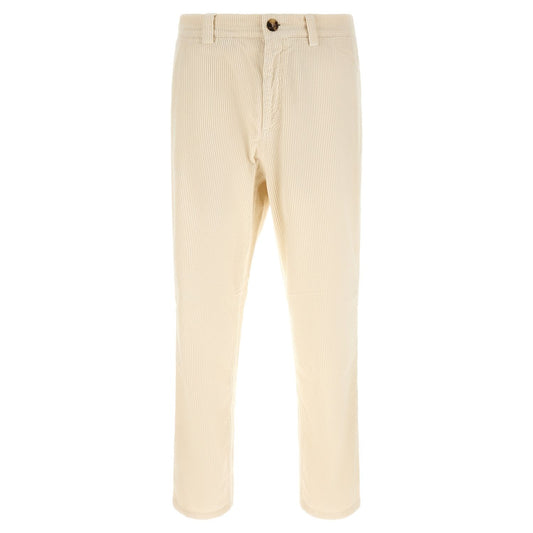 Brunello Cucinelli Beige Cotton Casual Pants