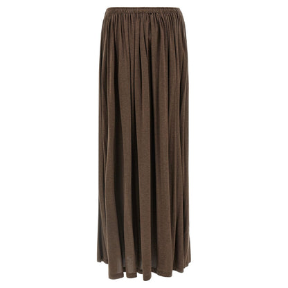 Max Mara Brown Lyocell Mini Skirt