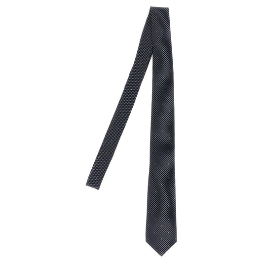Saint Laurent Blue Silk Tie