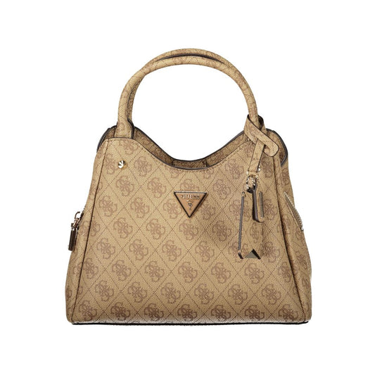 Guess Jeans Beige Polyethylene Handbag
