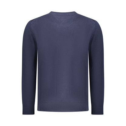 Tommy Hilfiger Blue Cotton Men's Sweater