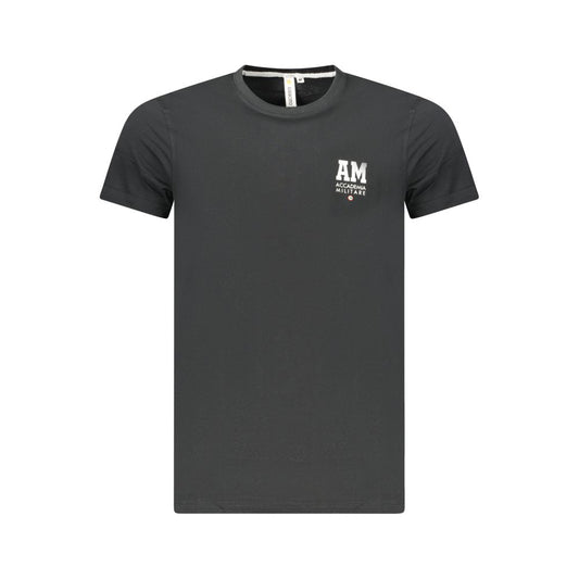 Accademia Militare Black Cotton T-Shirt