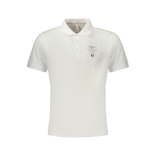 Accademia Militare White Cotton Polo Shirt