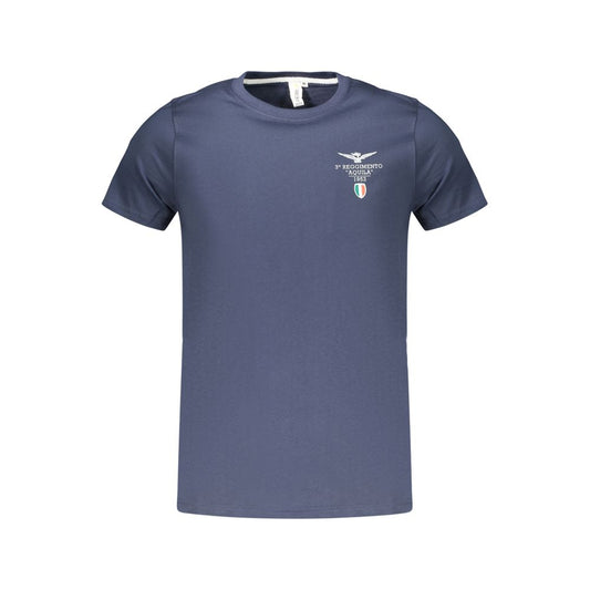 Accademia Militare Blue Cotton T-Shirt