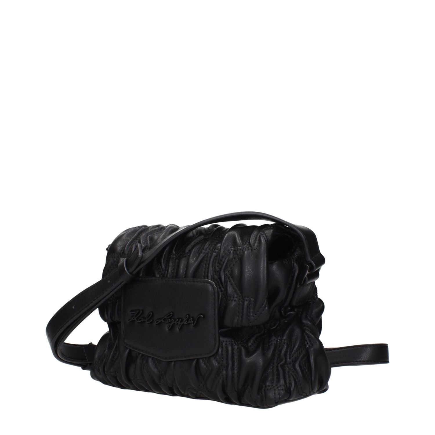 Karl Lagerfeld Black Polyester Crossbody Bag