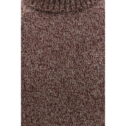 Brunello Cucinelli Bordeaux Wool Oves Aries Turtleneck