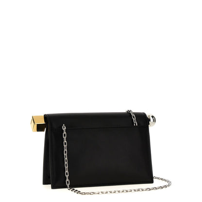 Jacquemus Black Lamb Leather Clutch Bag