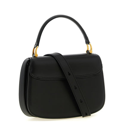 Ami Paris Black Cowhide Handbag
