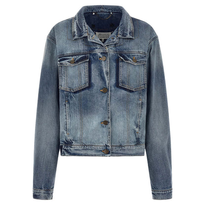 Maison Margiela Blue Cotton Denim Jacket