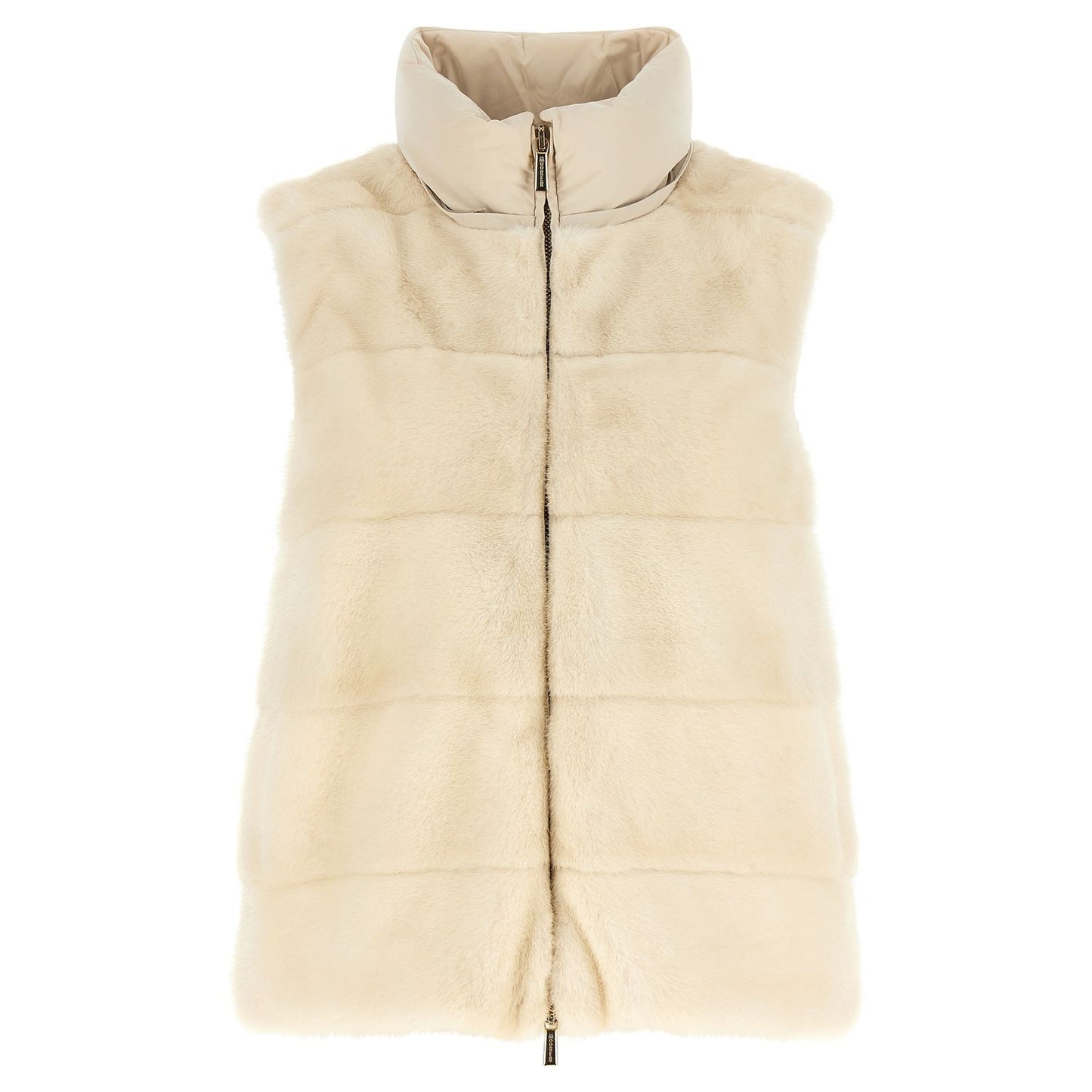 MooRER White Wool Shell Jacket