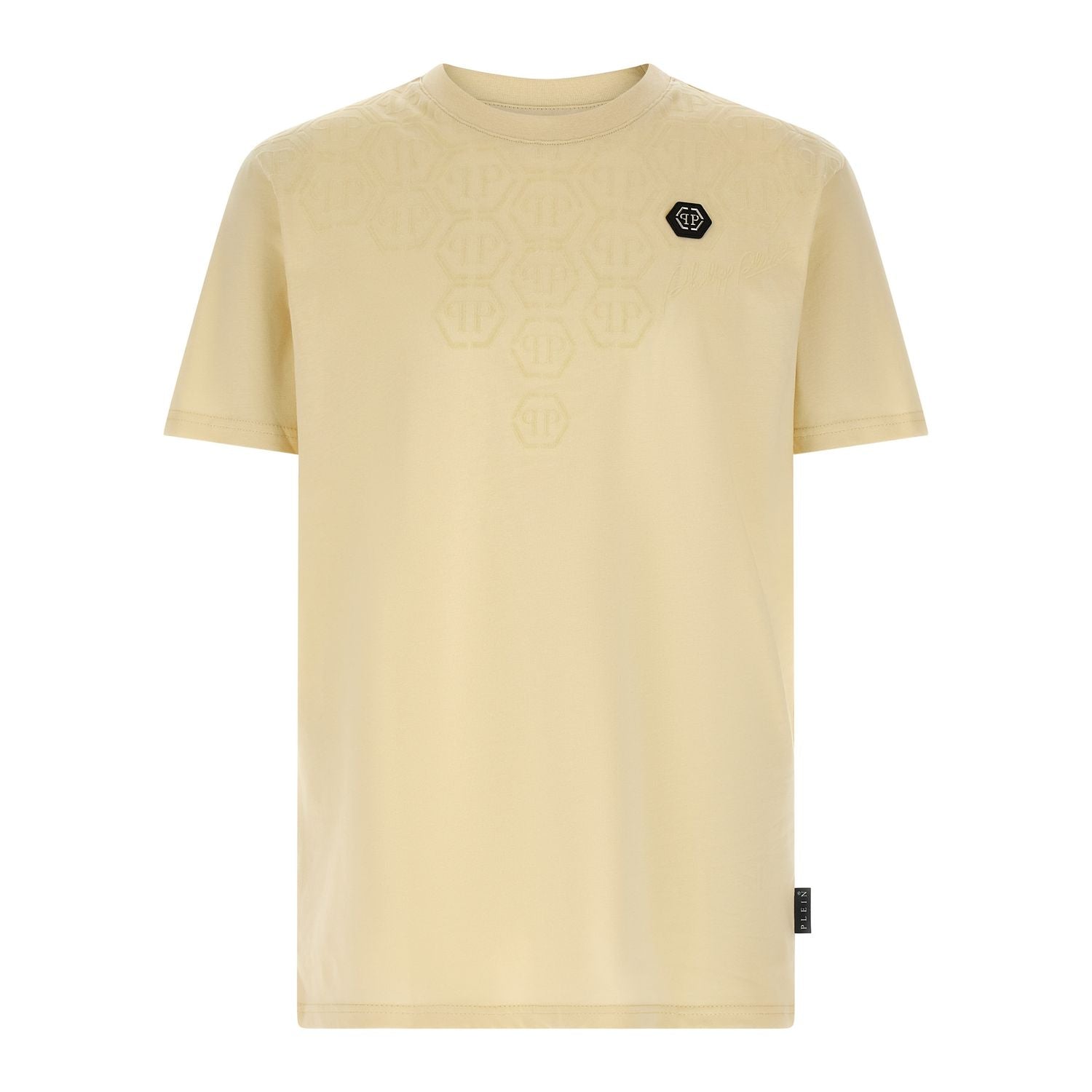 Philipp Plein Beige Cotton T-Shirt