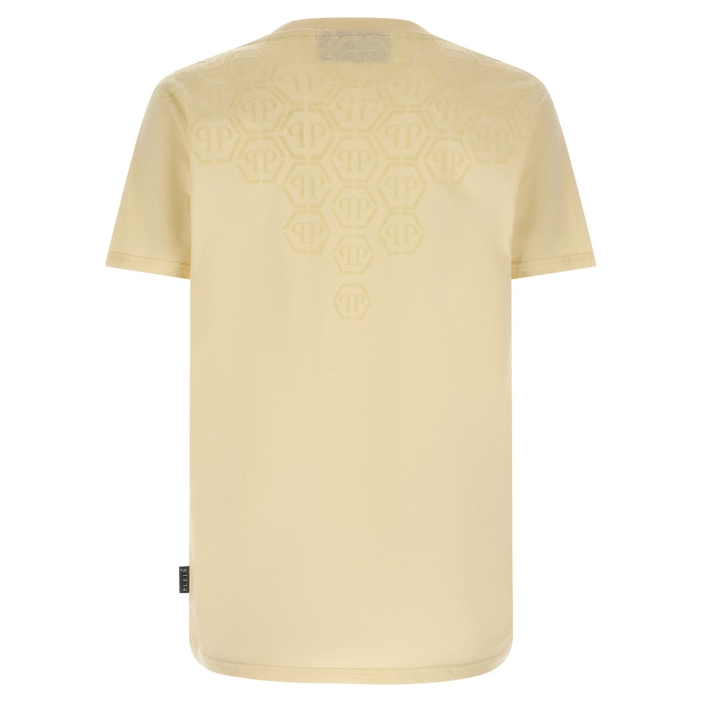 Philipp Plein Beige Cotton T-Shirt