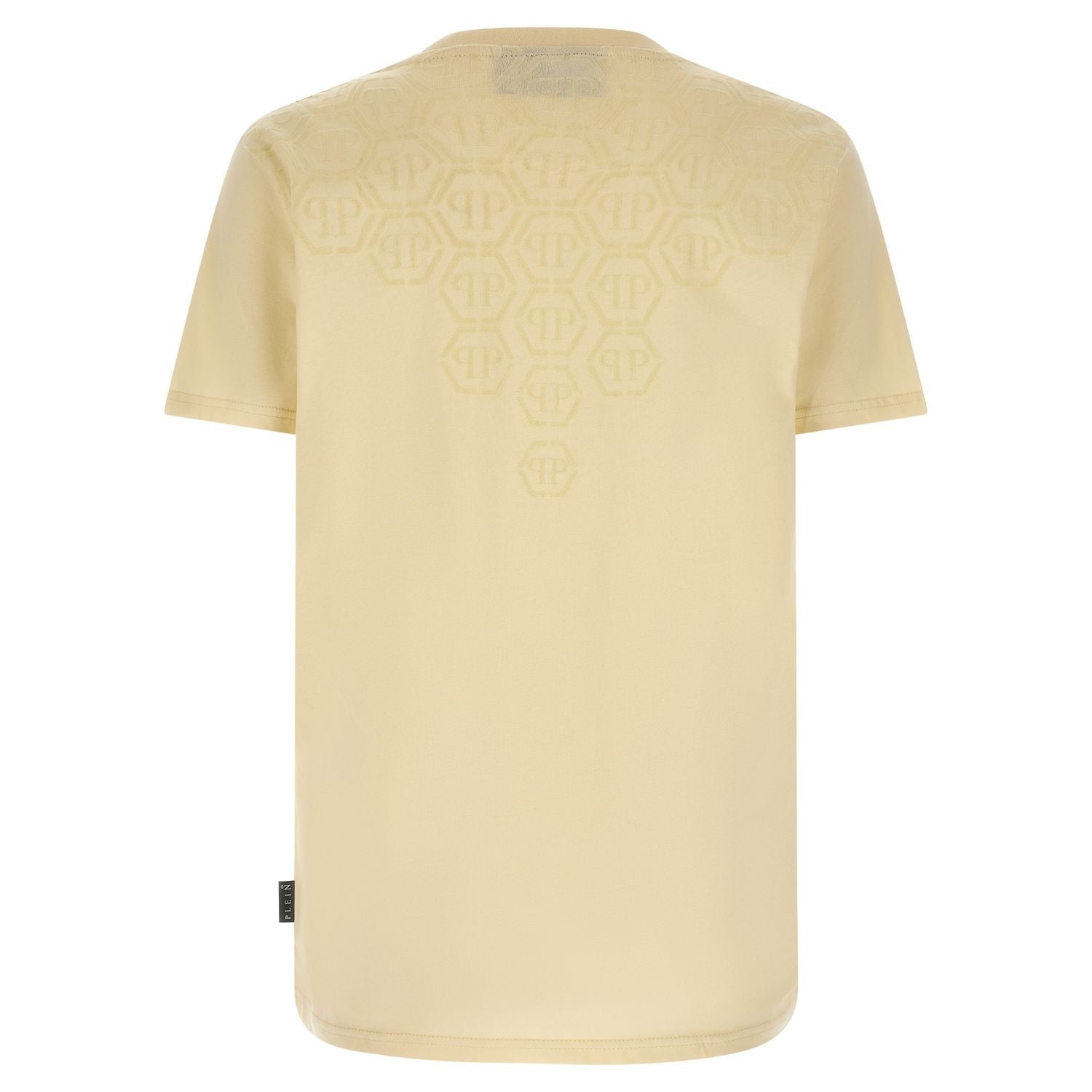 Philipp Plein Beige Cotton T-Shirt