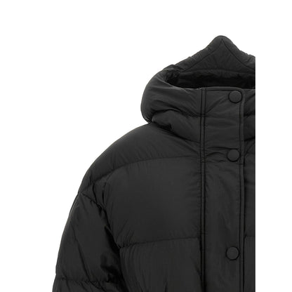 IENKI IENKI Black Nylon Full-Length Jacket