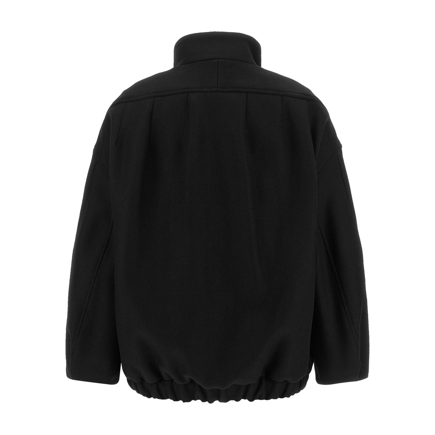 Dries Van Noten Black Wool Bomber