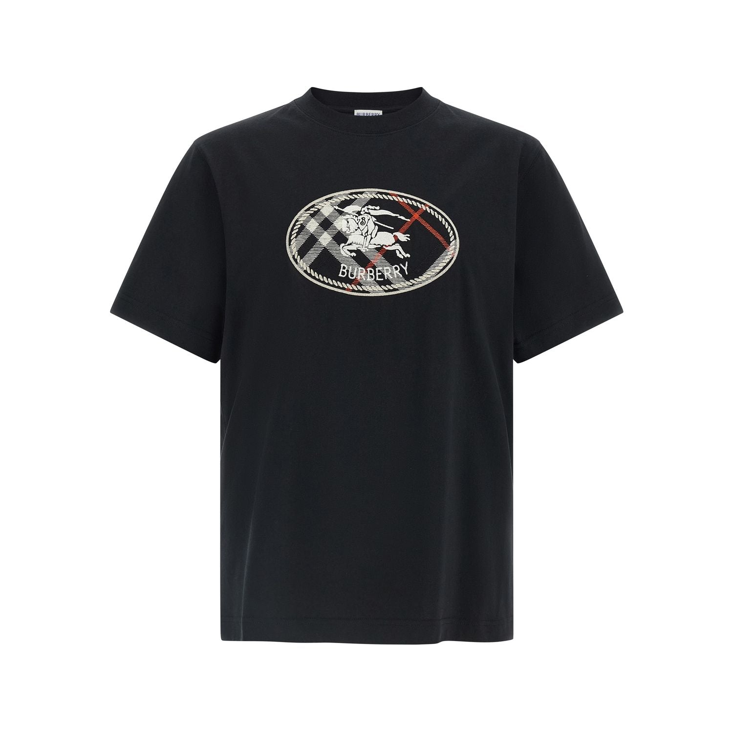 Burberry Black Cotton T-Shirt