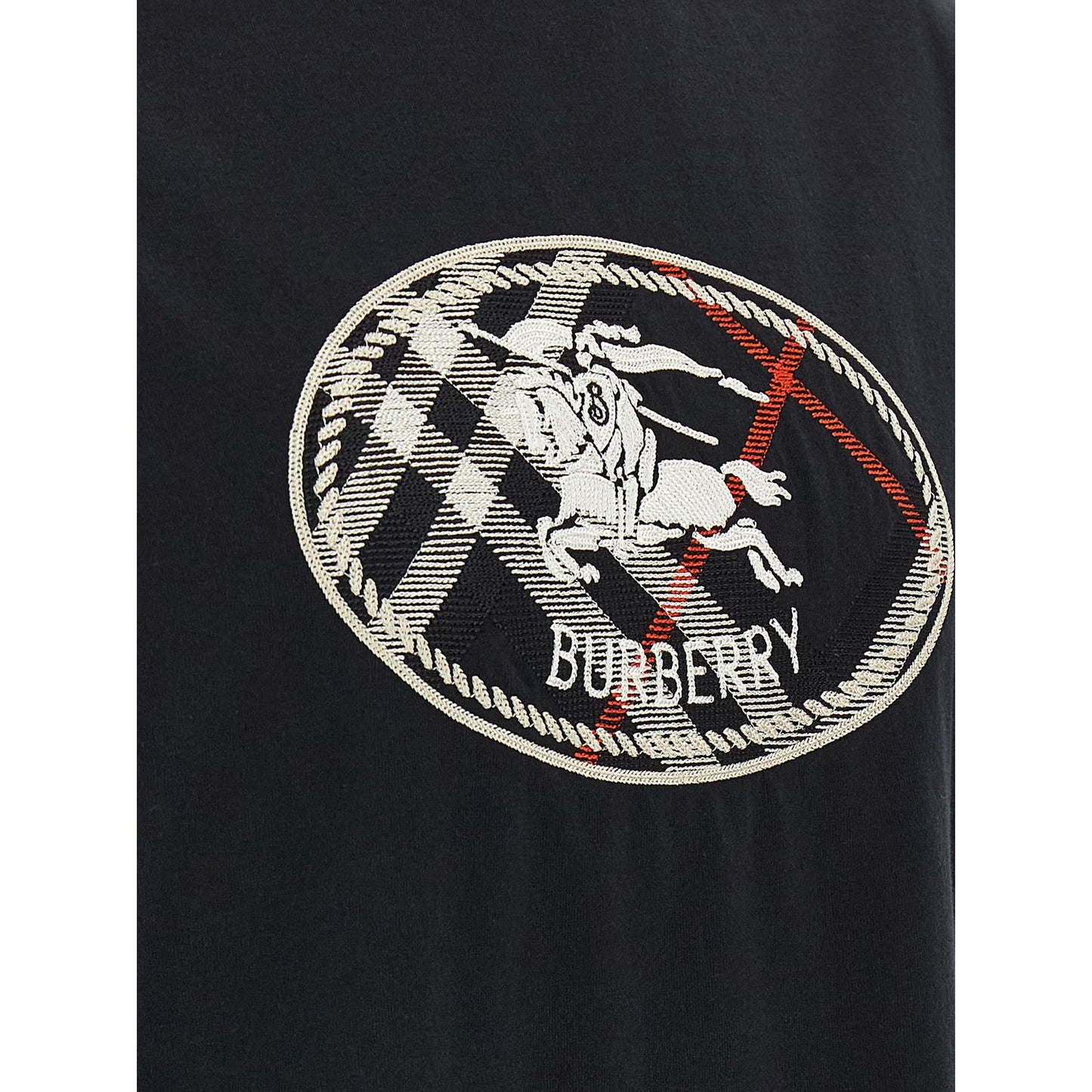 Burberry Black Cotton T-Shirt
