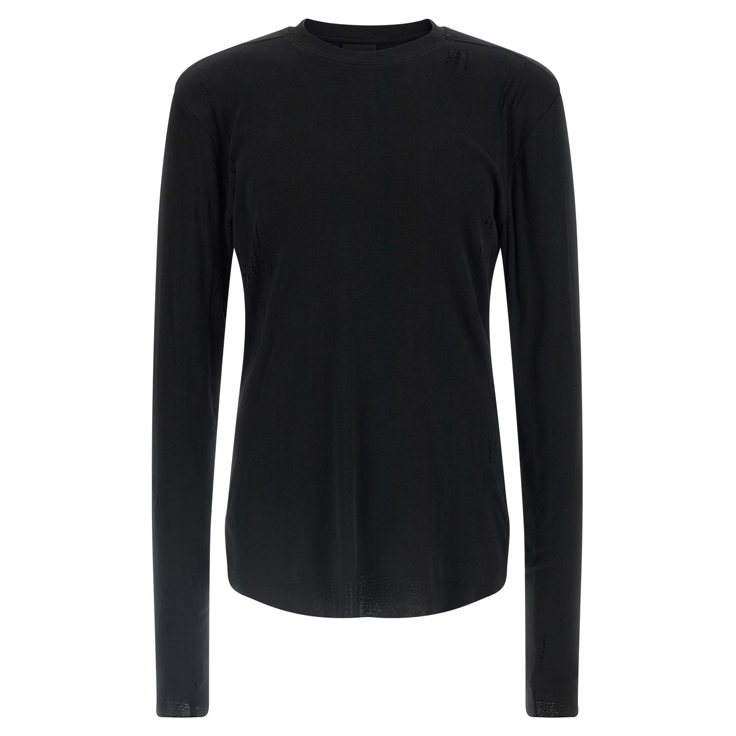 Thom Krom Black Cotton T-Shirt