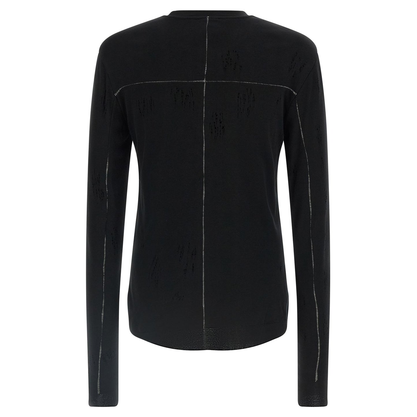 Thom Krom Black Cotton T-Shirt