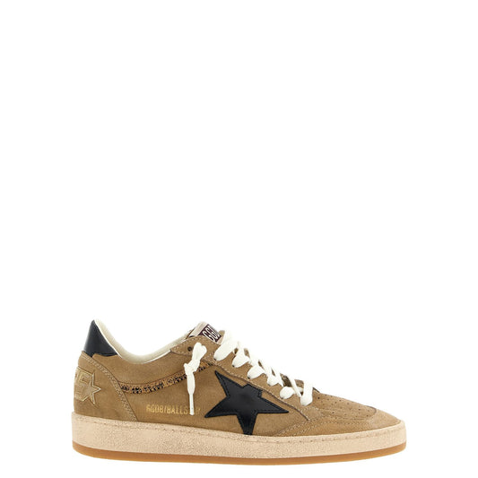 Golden Goose Beige Cowhide Low Top Sneakers