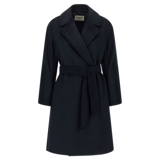 Max Mara Blue Wool Coat