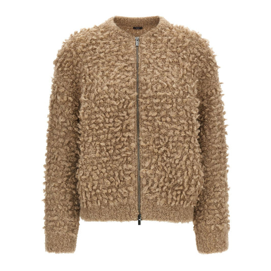 Peserico Beige Wool Bomber