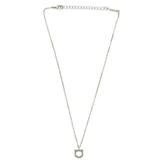 Ferragamo Silver Brass Necklace