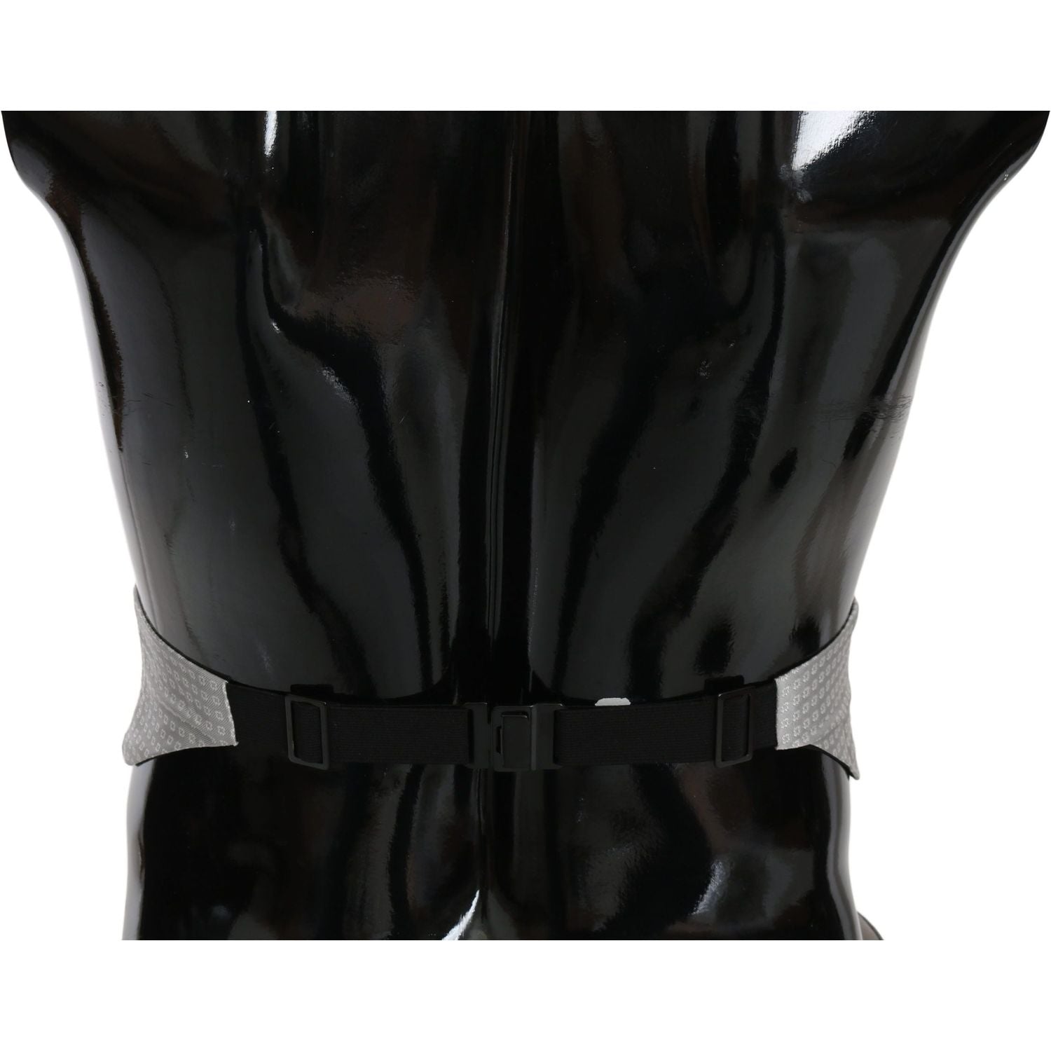 优雅的灰色丝绸腰带