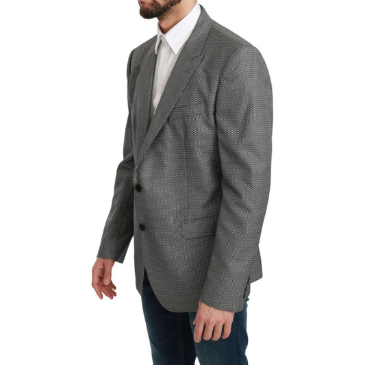 Dolce & Gabbana Gray Slim Fit Formal MARTINI Blazer KOS1713-54