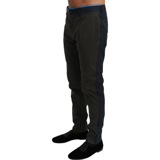 Dolce & Gabbana Elegant Slim Fit Striped Casual Pants PAN70980-IT50/L-FBB-257