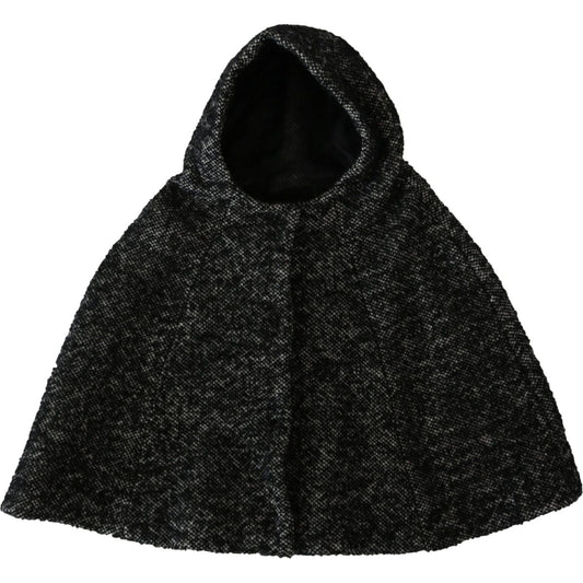 Dolce & Gabbana Gray Tweet Wool Kaftan Jacket Coat Top TSH4233-57