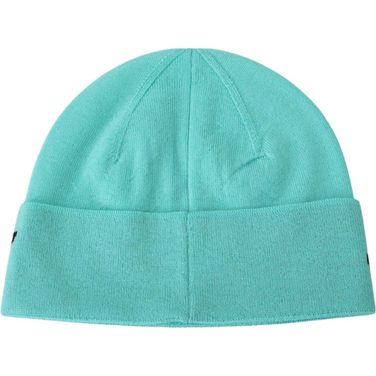 Givenchy Green Wool Beanie Unisex Logo Hat HAT9132