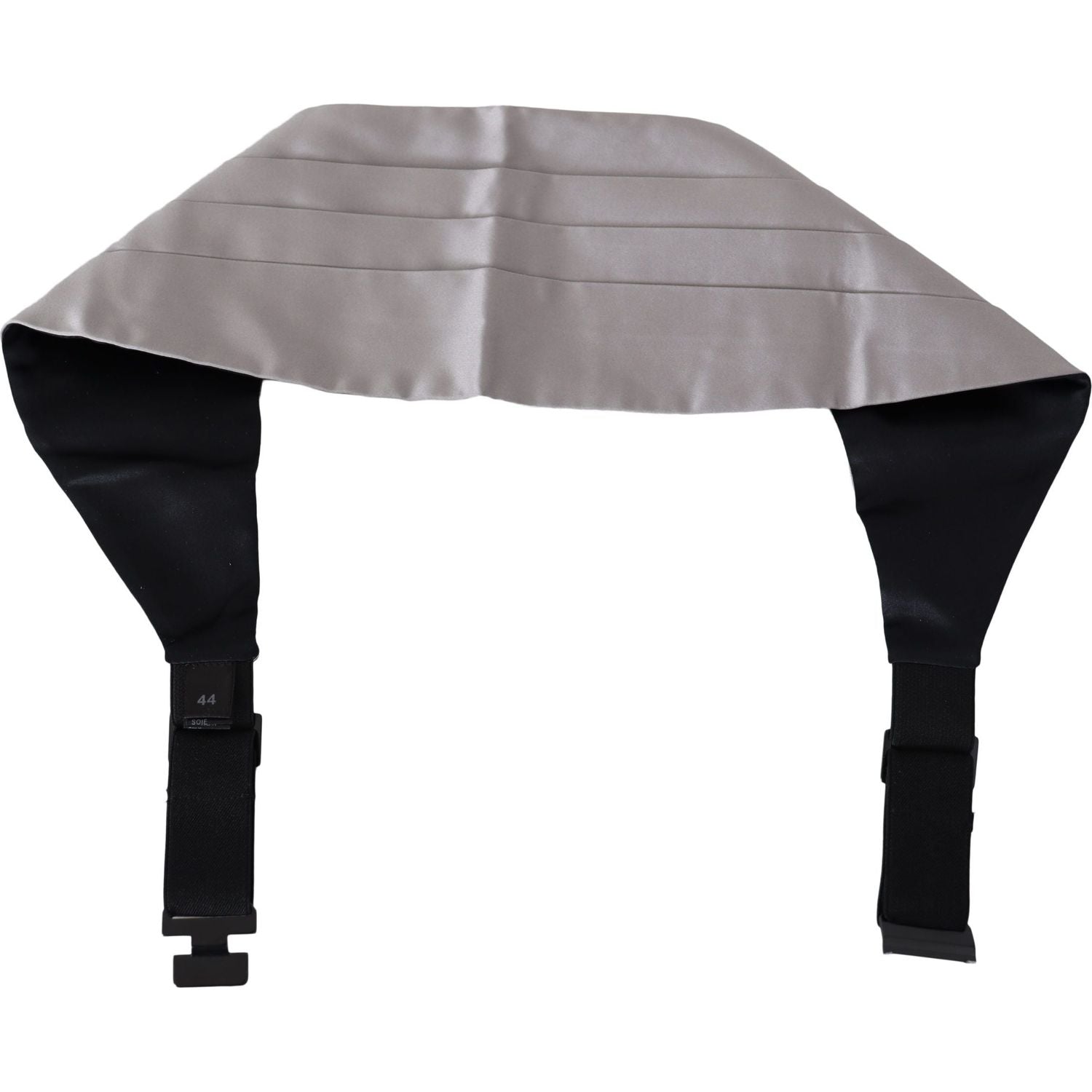 优雅的灰色丝绸腰带