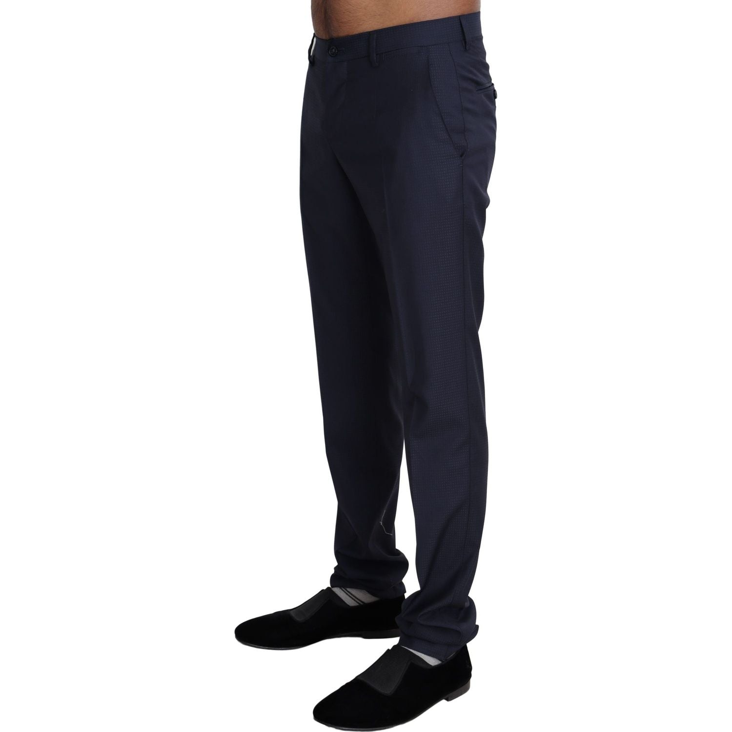 بنطلون رسمي أنيق من مزيج الصوف بقصّة Slim Fit من Dolce &amp; Gabbana