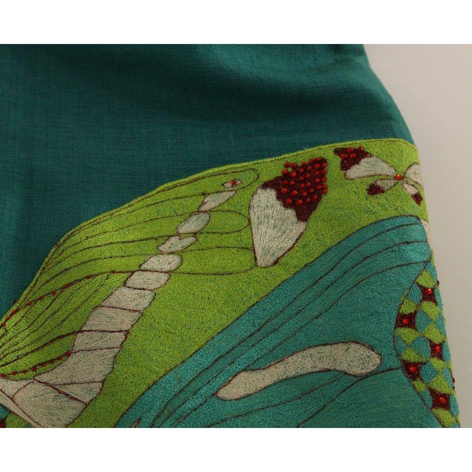 Lanre Da Silva Ajayi Green Above Knee Mini Dress GSS10132-1