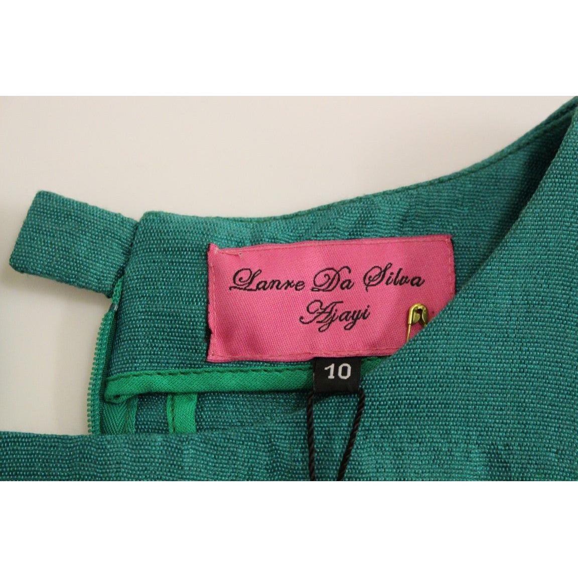 Lanre Da Silva Ajayi Green Above Knee Mini Dress GSS10132-1