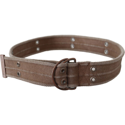 Dolce & Gabbana Beige Leather Logo Belt Sling Cintura Buckle Belt Belt
