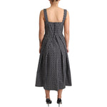 Dolce & Gabbana Black White Pattern Cotton A-Line Dress DR2755-44