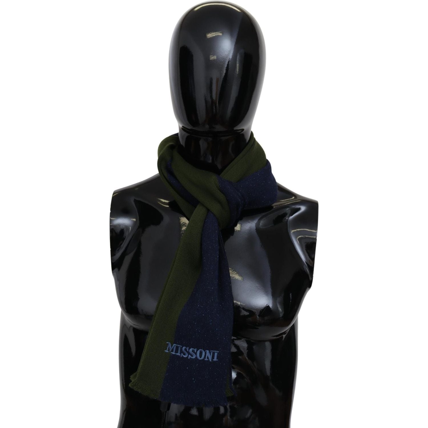 وشاح ميسوني من الصوف الأصلي مع خطوط وتطريز الشعار